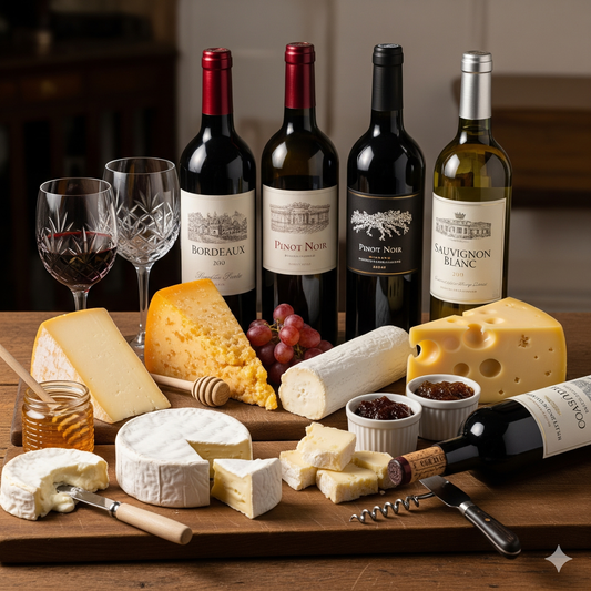 Die perfekte Liaison: Die große Wein- und Käse-Matrix für Ihren Weingenuss