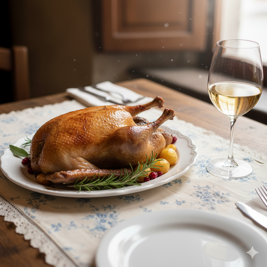 Wein zu Gänsebraten: Die perfekten Begleiter für festliche Menüs