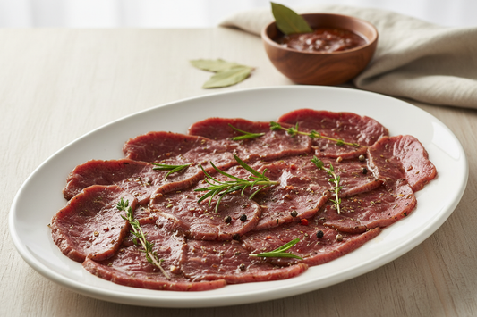 Saures Rindfleisch - sommerleichte, frische Vorspeise