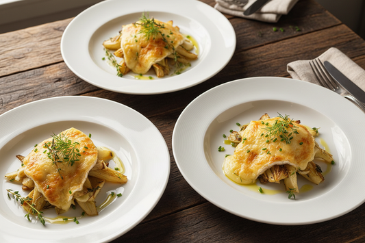 Gratinierter Fenchel mit Ziegenkäse - wärmend und aromatisch