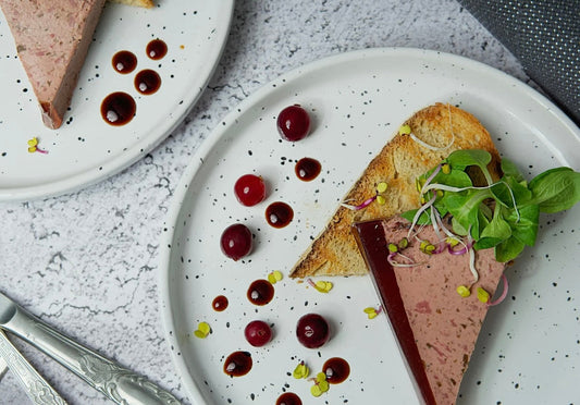 Geflügellebermousse mit Portweingelée