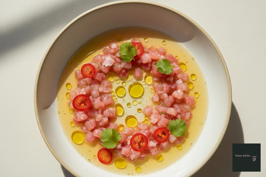 Garnelentatar mit Limette und Chili