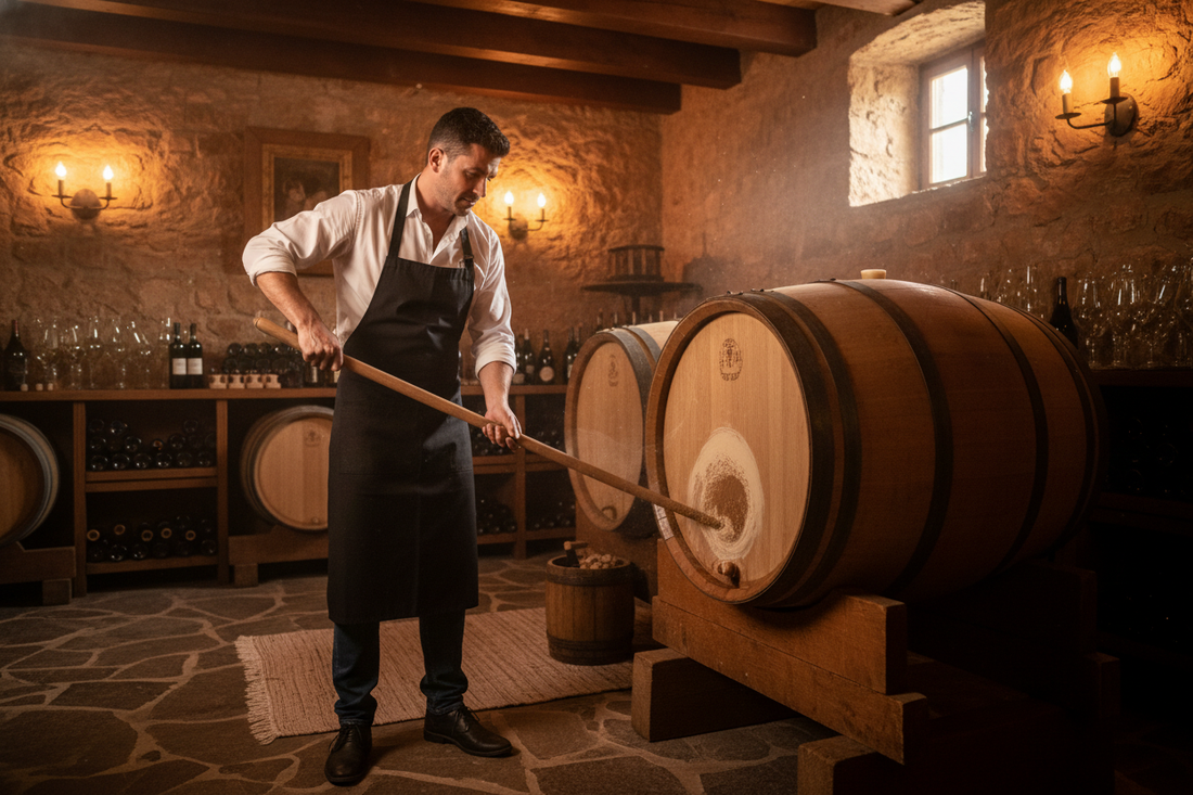 Bâtonnage: Der Zauberstab für einen cremigen, körperreichen Wein