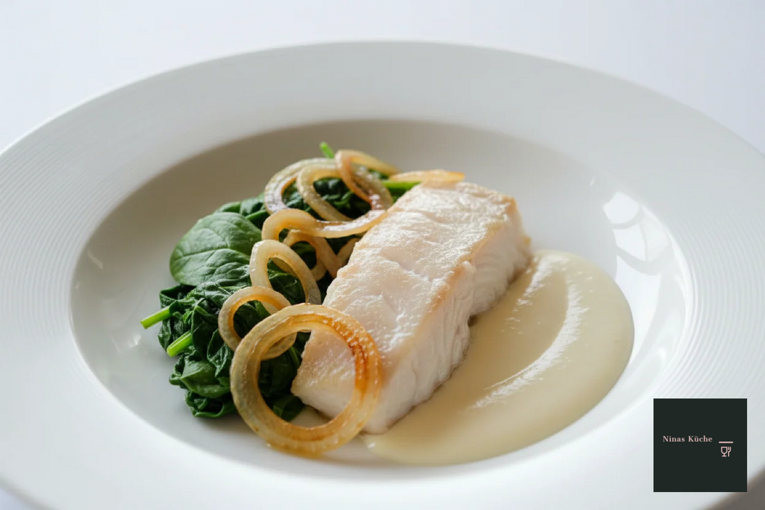 Saibling in Wein: zartes Fischfilet mit Weißburgunder