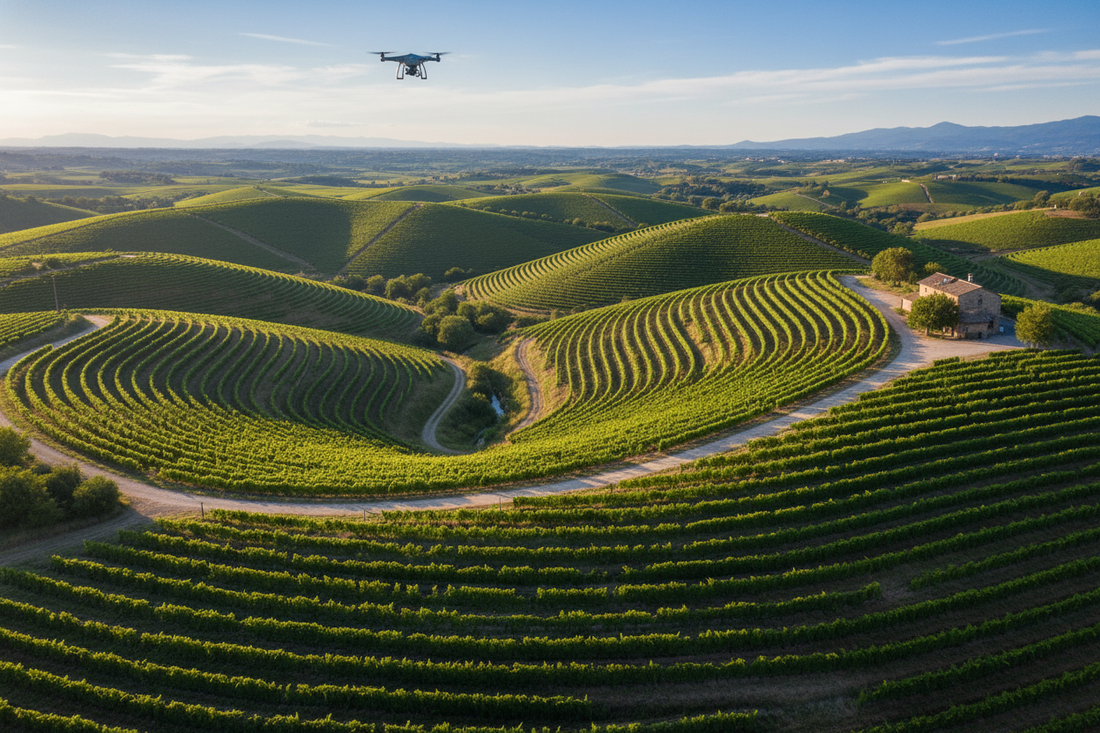 Weinbau und Drohnentechnik: Moderne Innovationen für Weinberge