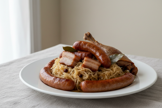 Choucroute garnie - Sauerkraut auf elsässische Art
