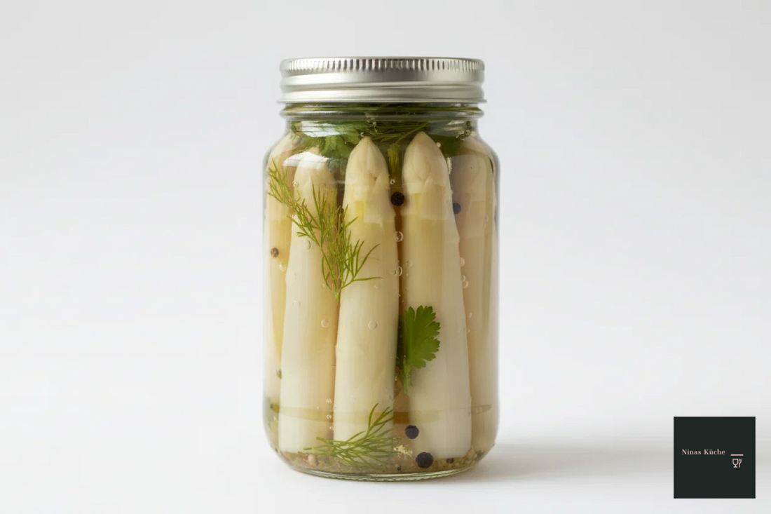 Eingelegter weißer Spargel: Delikatesse im Glas