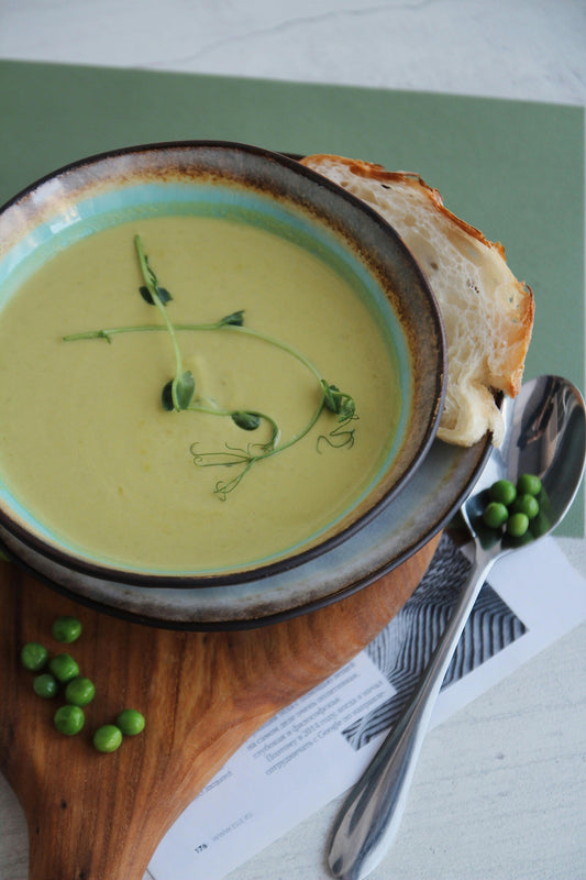 Erbsen-Estragon-Suppe - Frühlingsstimmung!