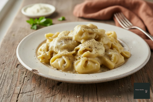 Fagottini mit Birne, Ricotta und Gorgonzola