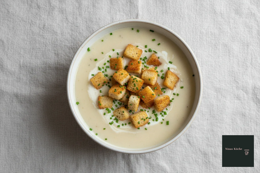 Federweißer-Suppe mit Croûtons - spätsommerlich frisch