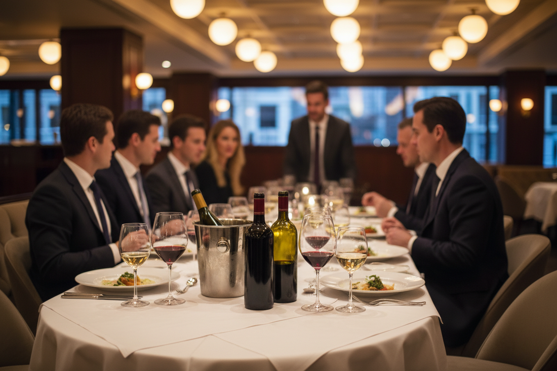 Wein für Geschäftsessen: Stilvoll genießen und Eindruck hinterlassen