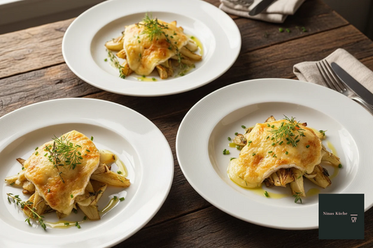 Gratinierter Fenchel mit Ziegenkäse - wärmend und aromatisch