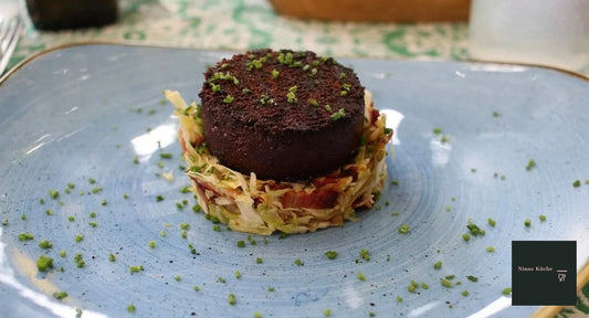 Himmel un Ä(ä)d = Himmel und Erde = Blutwurst mit Kartoffel-Apfel-Püree