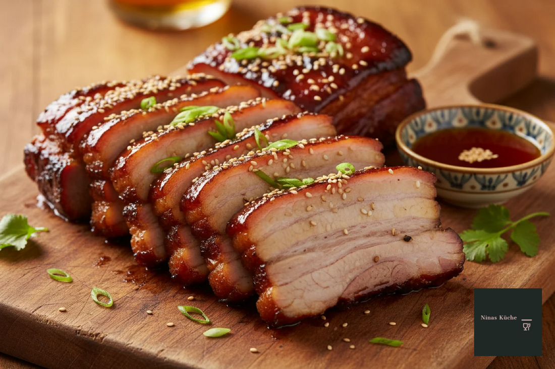Honigglasierter Schweinebauch - butterzarter Genuss