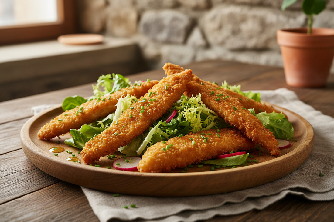 Backhendlsalat wie im Heurigen!