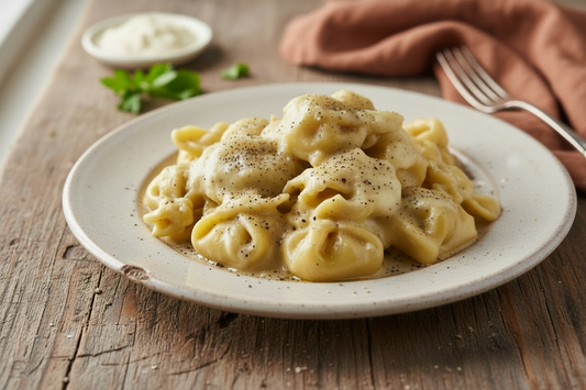 Fagottini mit Birne, Ricotta und Gorgonzola