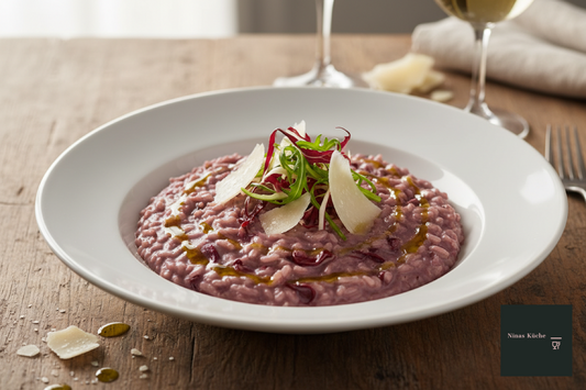 Risotto mit Rotwein und Radicchio