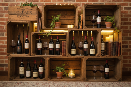 Weinkisten als Deko – Natürlich, kreativ, stilvoll