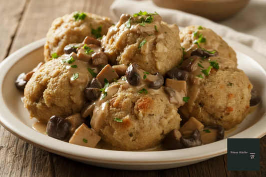 Semmelknödel in Pilzrahm - Wohlfühlessen pur
