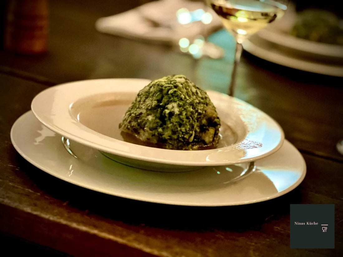 Spinatknödel wie im Südtiroler Buschenschank