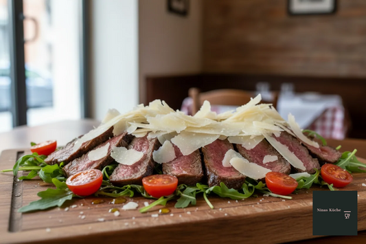 Tagliata di manzo auf Rucola - Steakglück auf italienisch