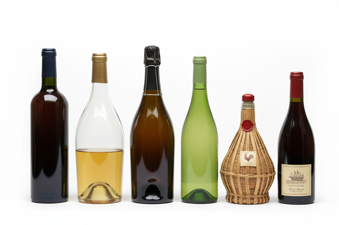 Weinflaschen Typen: Form und Funktion im Glas