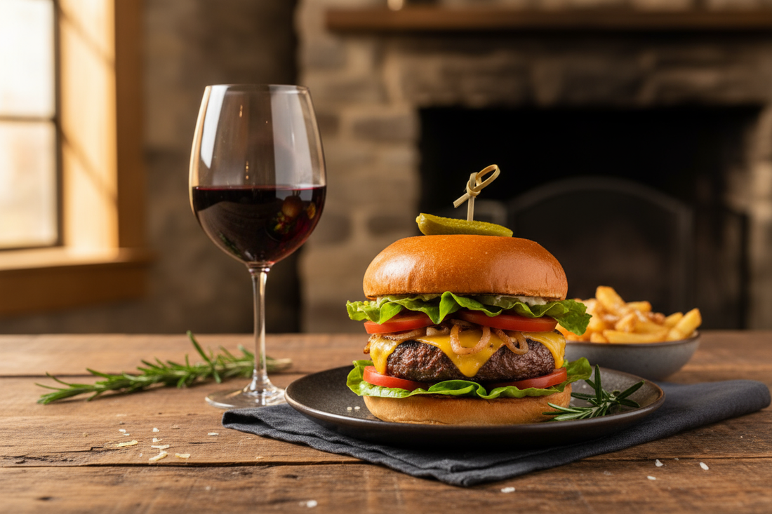 Wein zu Burger – Der perfekte Begleiter für saftige Klassiker