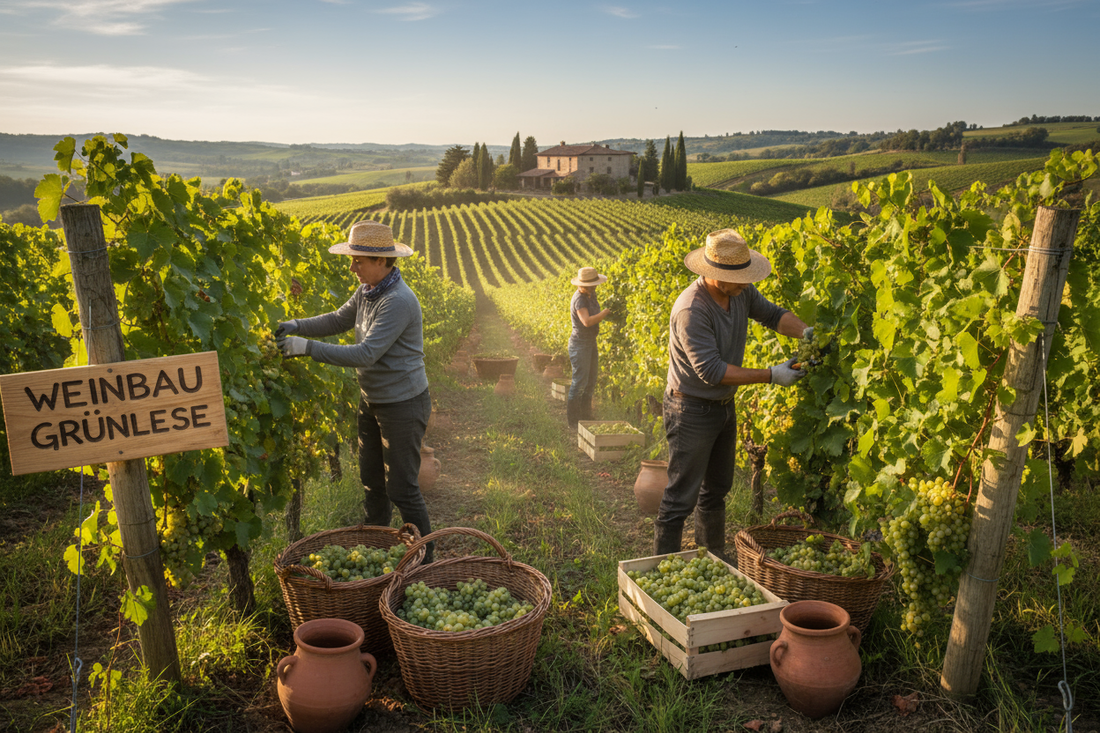 Grünlese: Warum "Weniger" im Weinberg "Mehr" im Glas bedeutet
