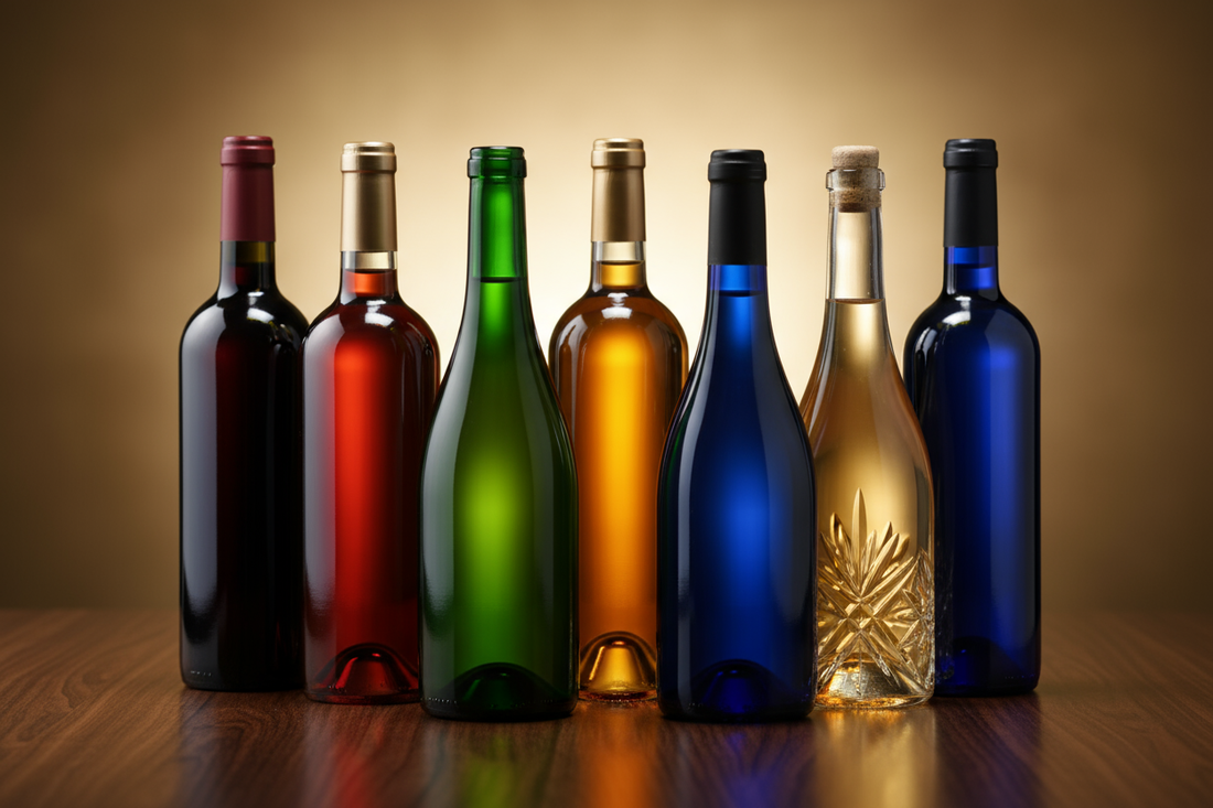 Weinflaschenfarben: Bedeutung und Einfluss auf den Wein
