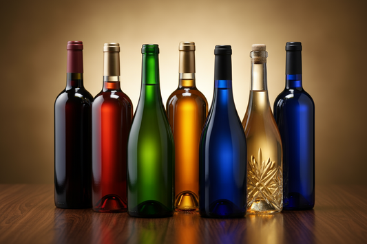 Weinflaschenfarben: Bedeutung und Einfluss auf den Wein