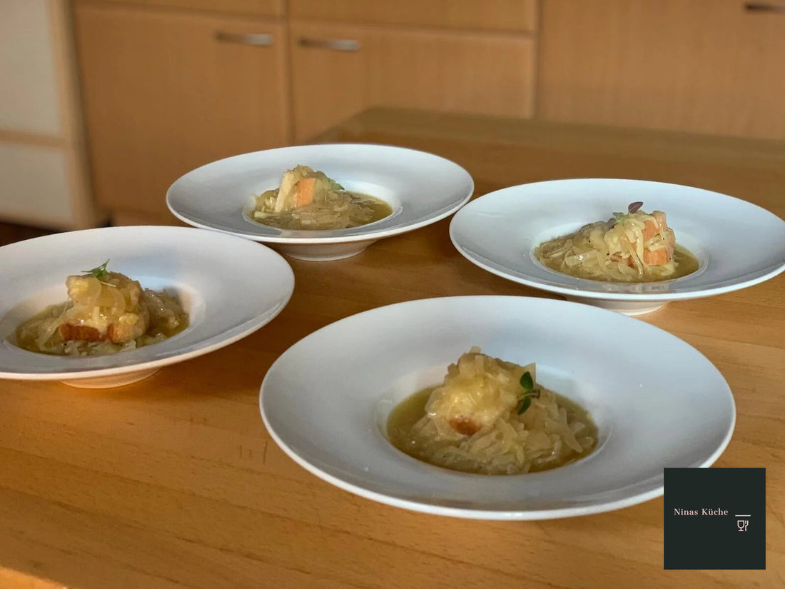 Aromatische Zwiebelsuppe - wärmend, wohlig, kräftig